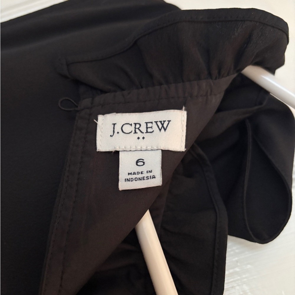 J Crew Black Sleeveless Dress With Bow - Picture 5 of 5